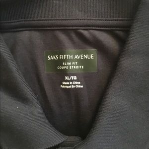 Saks Fifth Avenue slim fit polo shirt